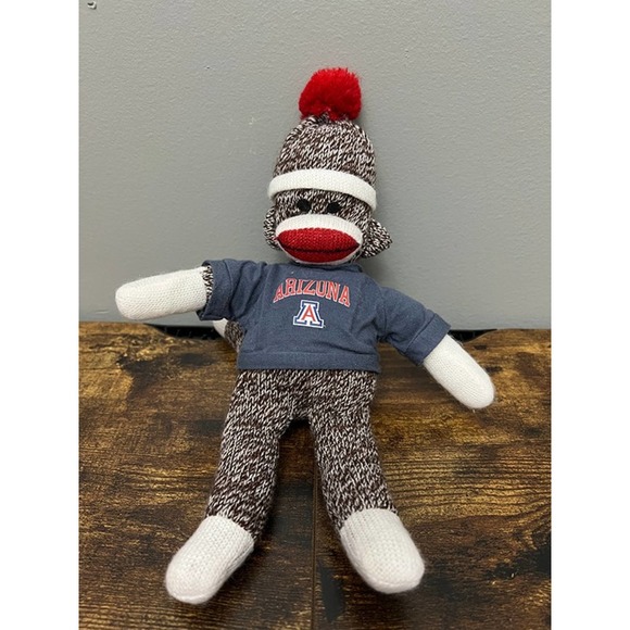 Sock Monkey with Arizona Tee Plush - Picture 2 of 5